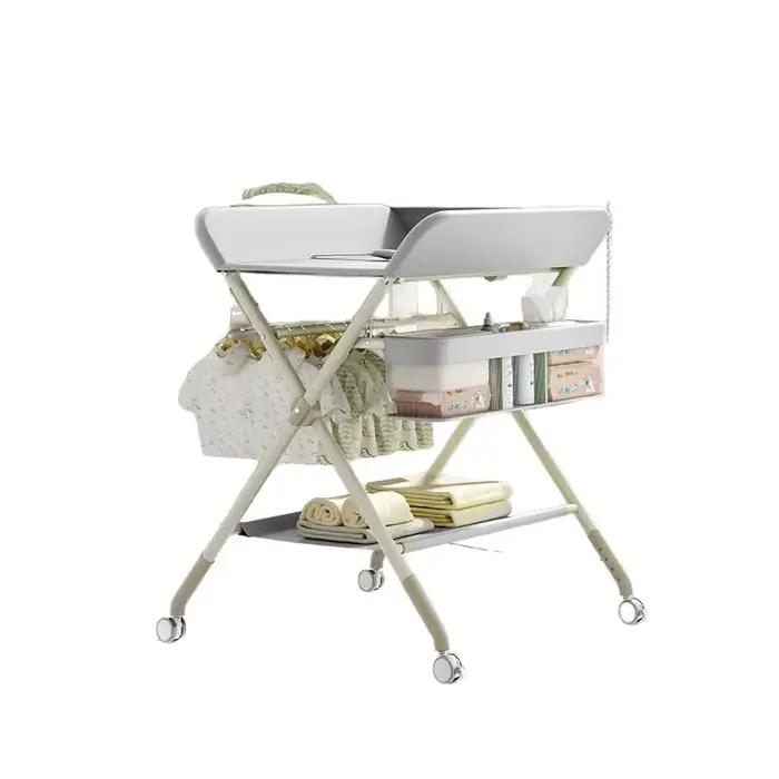 Table à langer pour bébé, station de soins pour nouveau-né, table à langer pliable, table de massage