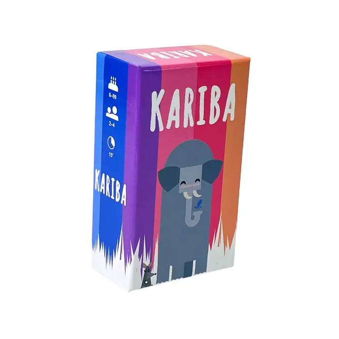 Jeu de société KARIBA : jeu de voyage portable en petite boîte, règles simples, plaisir hilarant, je