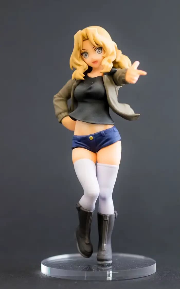 Kit non peint 1/20 Girls and Panzer Kay Summer Girl, figurine en résine, kit de garage miniature