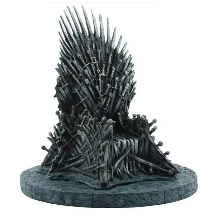 Figurine du trône en fer, jeu de pouvoir, modèle fait à la main, décoration de chanson de glace et d