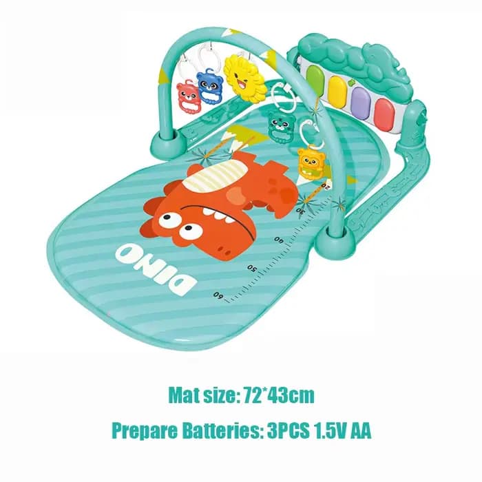 Tapis de jeu pour bébé de 0 à 12 mois, avec pendentif mignon, activités éducatives précoces, pédale 