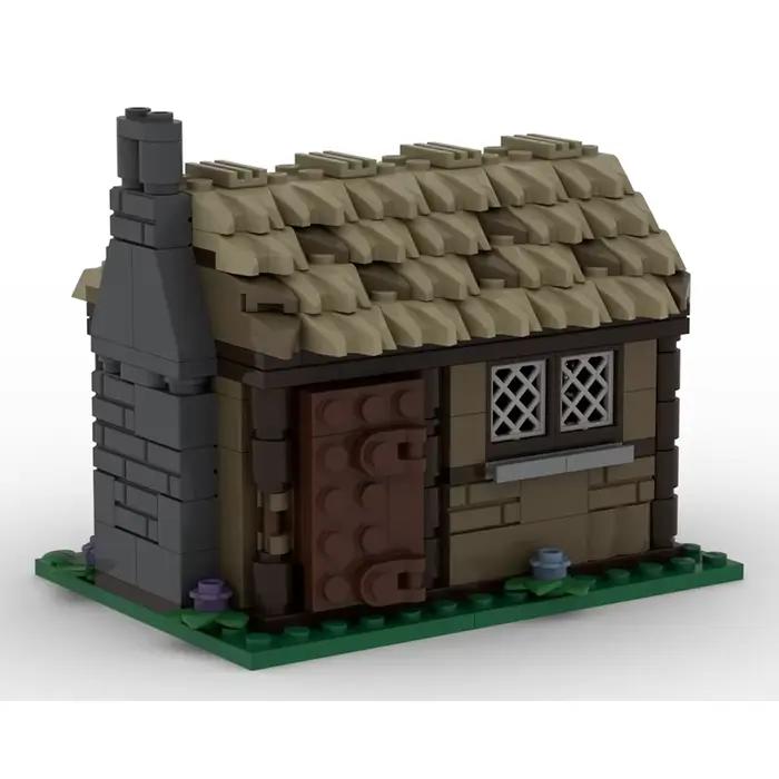 234 pièces nouveau modèle de construction MOC petite maison médiévale bricolage assemblage créatif b