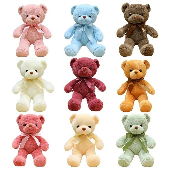 Ours en peluche mignon, jouet Animal en peluche douce, chat Kawaii, jouets de couchage pour bébé, dé