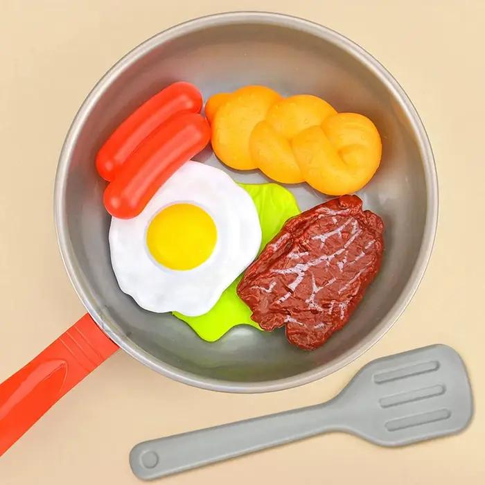 Jouets alimentaires de cuisine pour enfants, 8 pièces, ustensiles de cuisine de Simulation, jeu de S