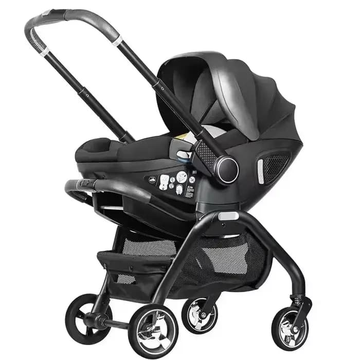 Poussette 4 en 1 pour nouveau-né, siège auto multifonction, légère, à quatre roues, poussette bidire