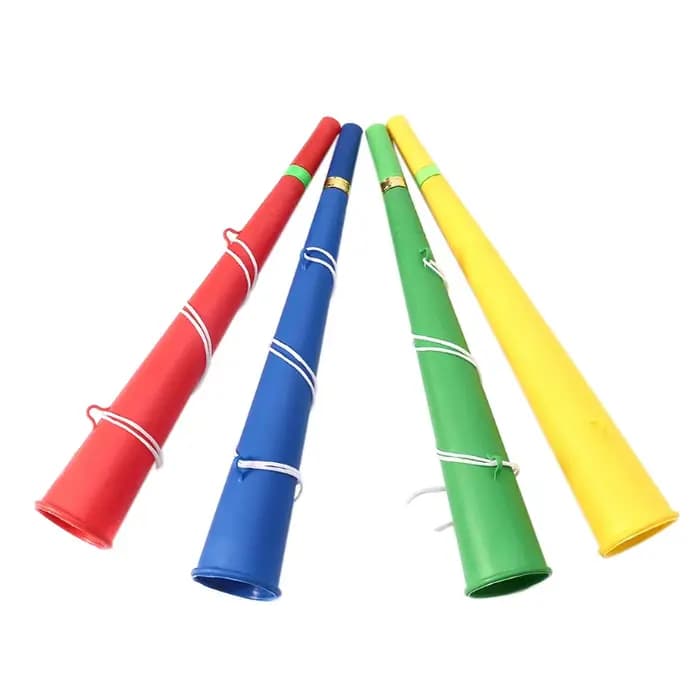 Trompette de supporter de football colorée pour fêtes, Vuvuzela, jouet trompette pour enfants