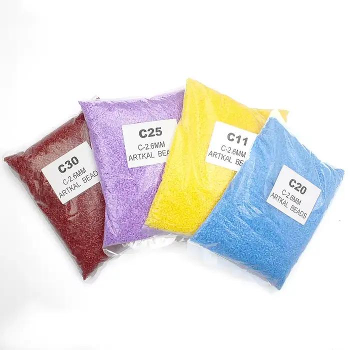 Perles Hama pour enfants, 2.6mm/5000 pièces/sac, bricolage, perles en fer, fusible, cadeau fait à la
