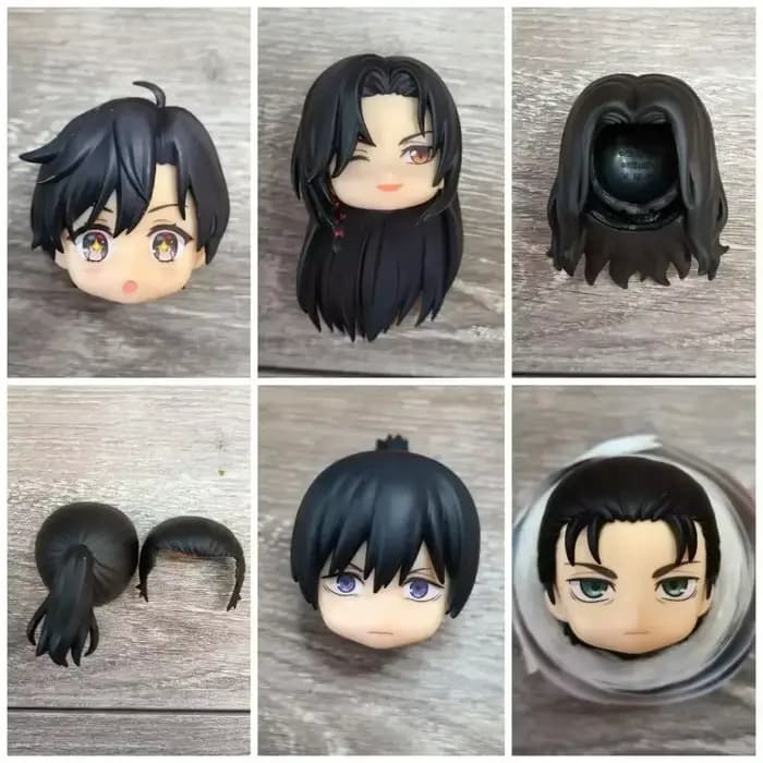 GSC Clay Man cheveux OB11 cheveux poupée accessoires