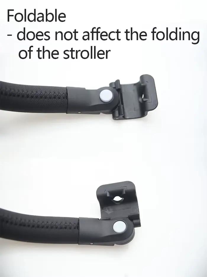 Barre de protection pour poussette, compatible avec Joolz AER/AER+, en cuir PU, imperméable, réglabl