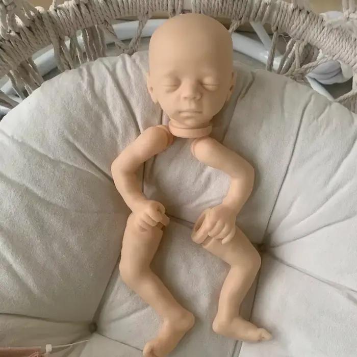 Kit de pièces de beurre vierges non peintes pour nouveau-né, bébé Reborn, bénédiction endormie, bric