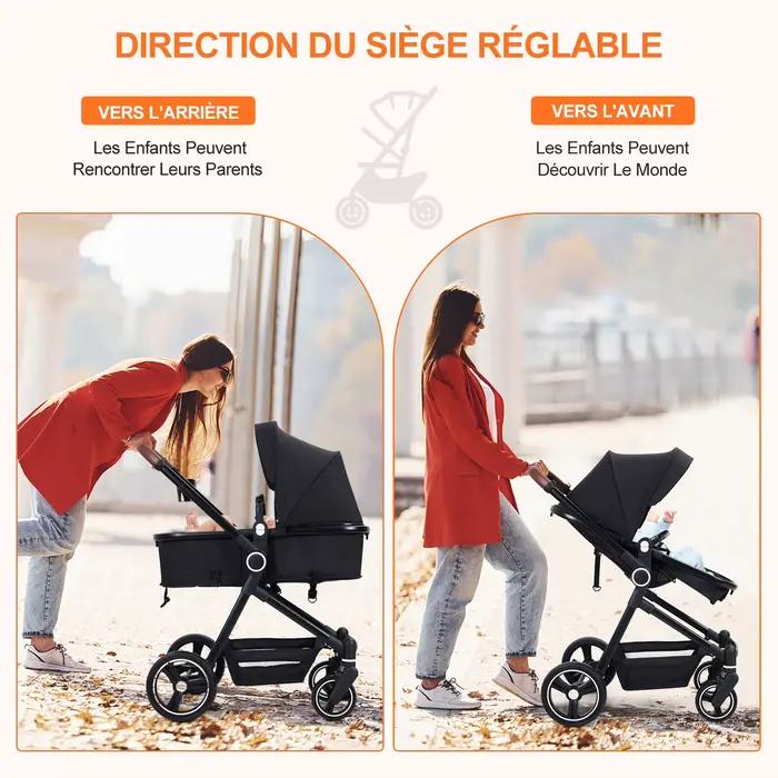 Bumosquito-Poussette 2 en 1 pour enfants de 0 à 36 mois, avec manteaux, jusqu'à 22 noix, pour sport,