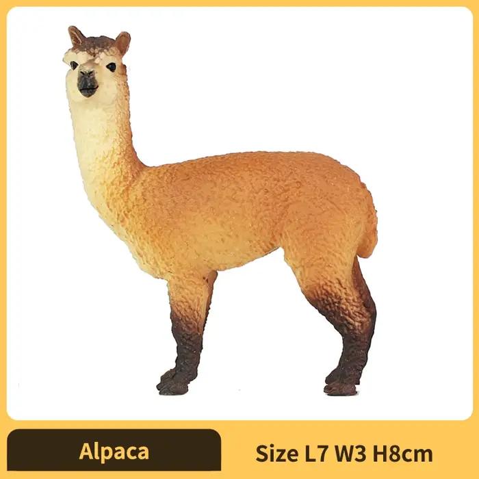 Figurine de mouton, Simulation d'animaux de ferme, chèvre Argali, modèle d'action, jouet mignon, cad