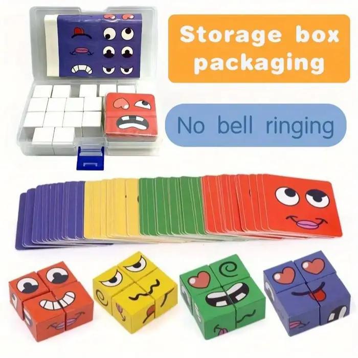 Jouet de puzzle interactif pour enfants âgés de 3 ans et plus, jouet d'apprentissage éducatif pour l