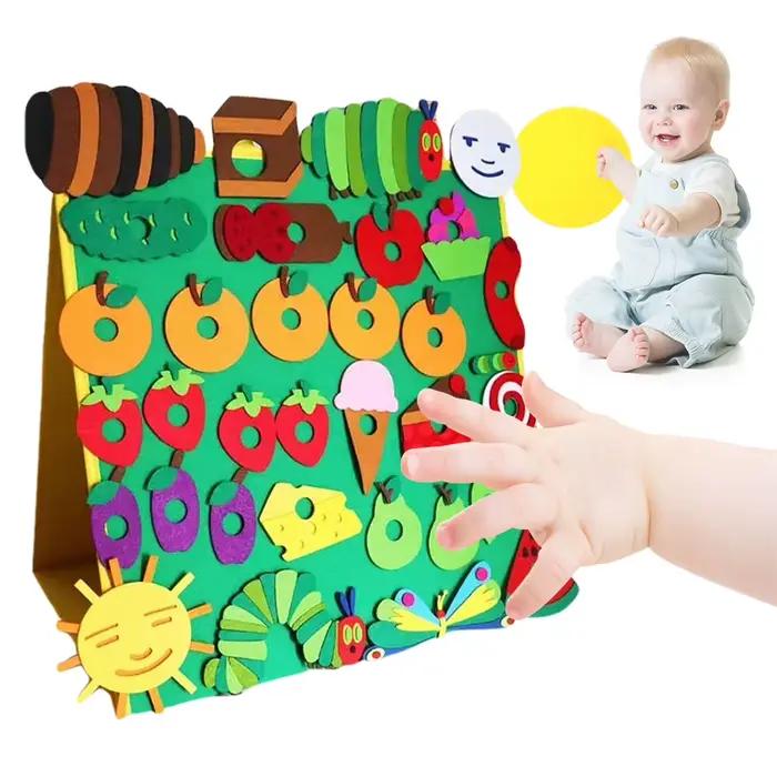 Jouet chenille affamée, accessoires de Performance, jouets en feutre, cours ouvertes, cadeaux pour e