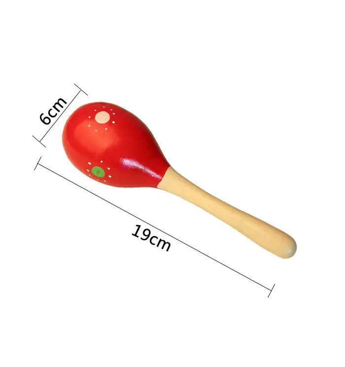 Grand jouet Montessori pour bébé, Instrument de musique coloré en bois, hochet Shaker, marteau de sa