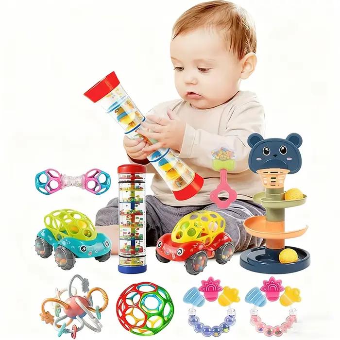 TeWindsor-Bâton de Pluie Musical pour Bébé de 1 à 2 Ans Accessoires de Jouets pour Nouveau-Né Martea