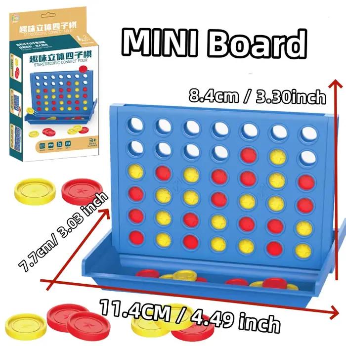 Jeu d'échecs de Bingo quatre en une rangée, jeu de société familial classique, jouets éducatifs amus
