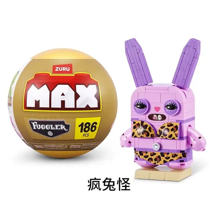 Zuru Fuggler MAX - Monstre amusant et mignon - Modèle de construction - Jouet de collection - Décora