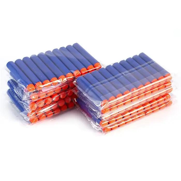 Balles de recharge rondes à tête ventouse en EVA pour pistolets jouets pour enfants, accessoires pou
