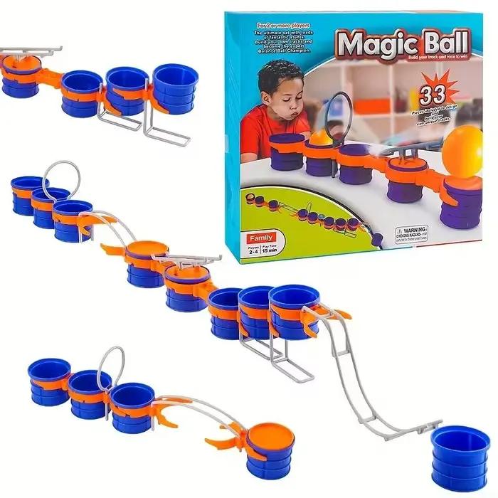 Jeu de balle de soufflage pour enfants, jouet d'entraînement pulmonaire, jeu de Table éducatif de co