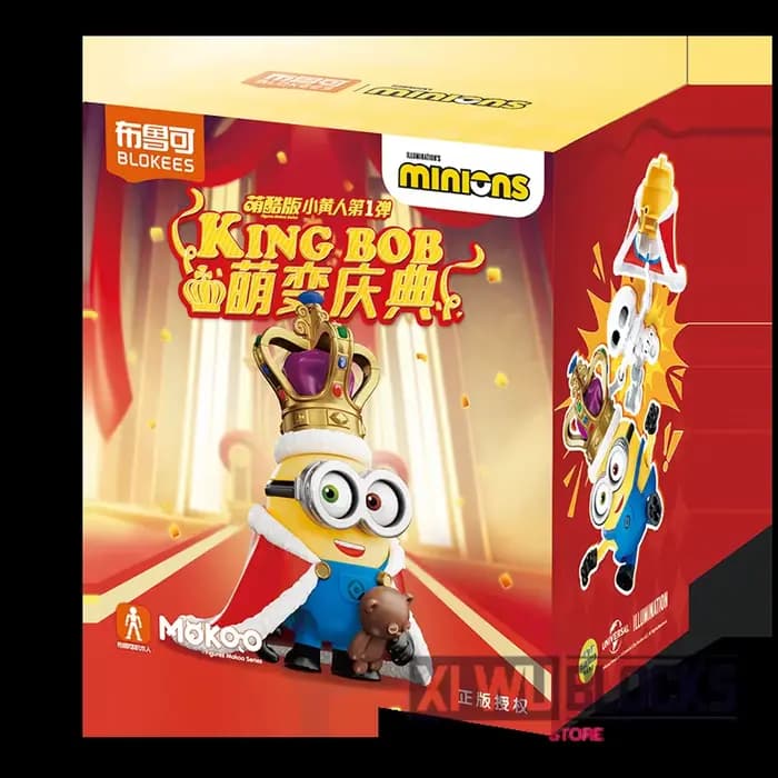 BLOKEES Minions bloc de construction édition Cool premier jeu mignon célébration roi BOB Stuart épis