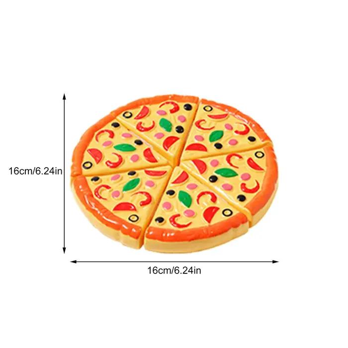 Jouet de coupe de Pizza pour enfants, Simulation de Dinette de Pizza en plastique, jouet de cuisine 