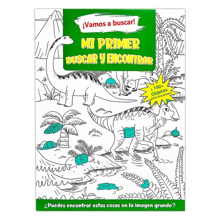 Livre de coloriage espagnol pour enfants, recherche et découverte d'images cachées, livre d'activité