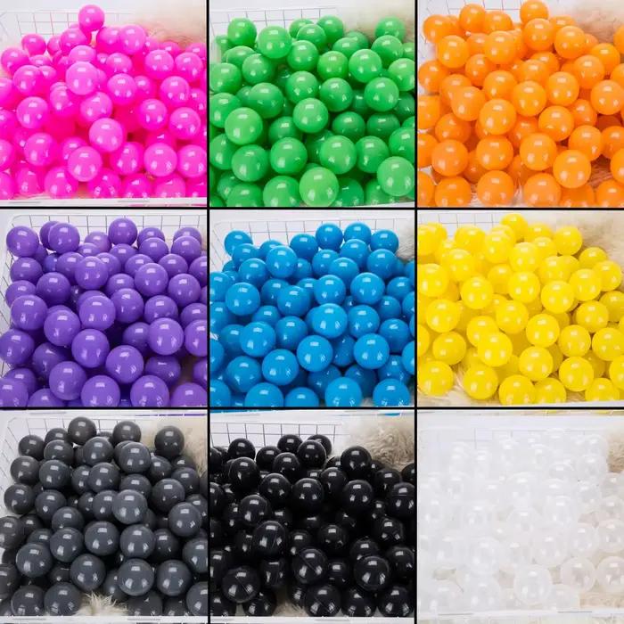 50 pièces 55MM bébé balles en plastique piscine d'eau océan jeux de balle pour enfants natation foss