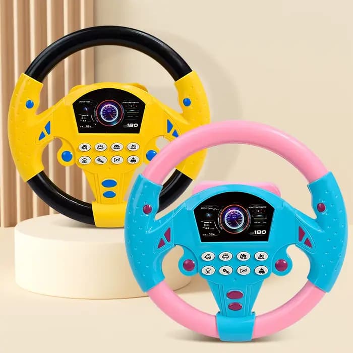 Jouet de volant électrique avec son léger, pour bébés et enfants, éducatif, Portable, simulation de 