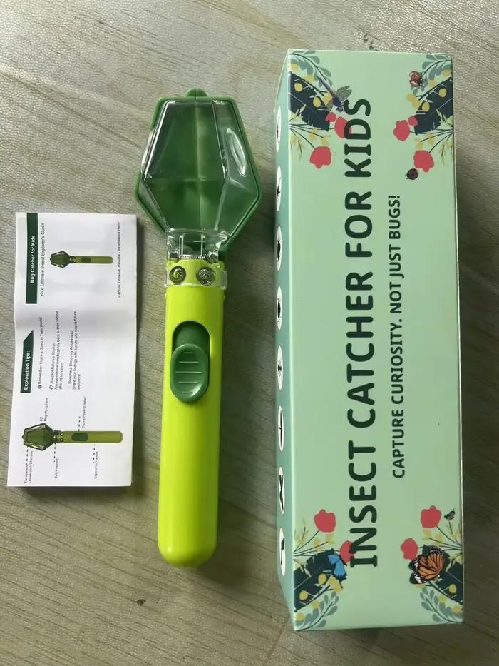 Attrape-insectes et loupe pour enfants, loupe à insectes écologique, jouet d'exploration en plein ai
