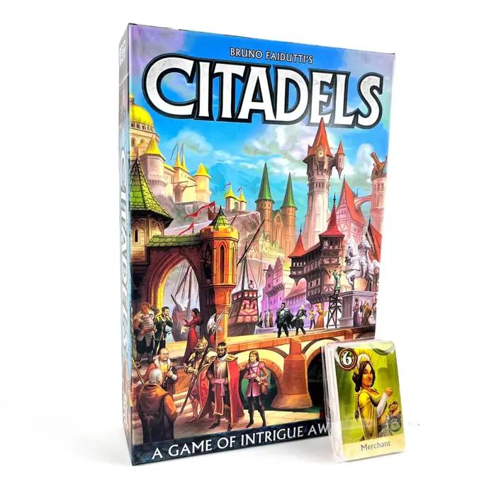 Jeu de société Citadels Deluxe Edition – Jeu de cartes de stratégie classique haut de gamme, jeu de 