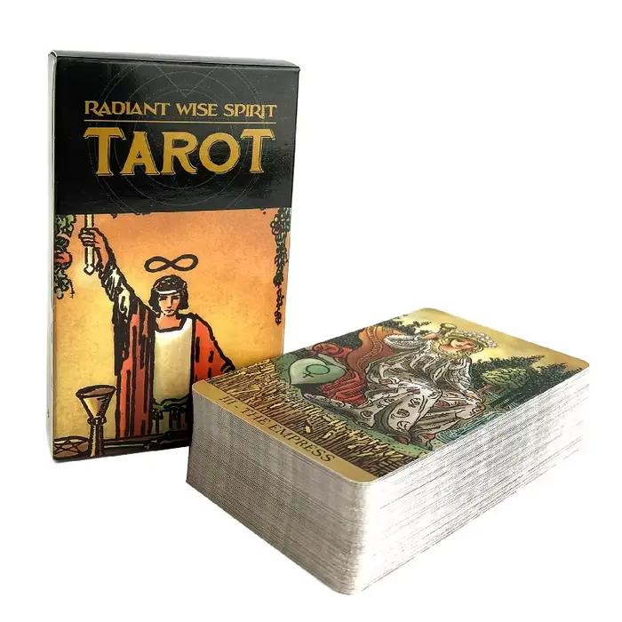 Jeu de Tarot Radiant Wise Spirit, jeu de Table de fête de loisirs, cartes Oracle de prophétie révéla