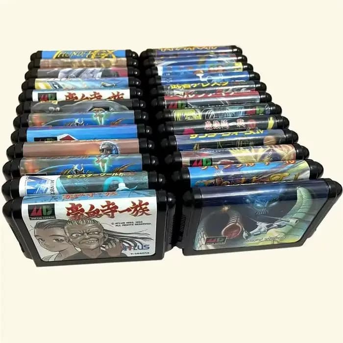 Carte de jeu personnalisée Aleste Power Instinct Sonik 1/2/3 Salp Fight JP Label JAP SHELL 16 bits M