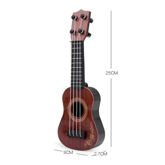 Mini ukulélé guitare jouet habiller améliorant l'instrument de musique éducatif précoce classique po