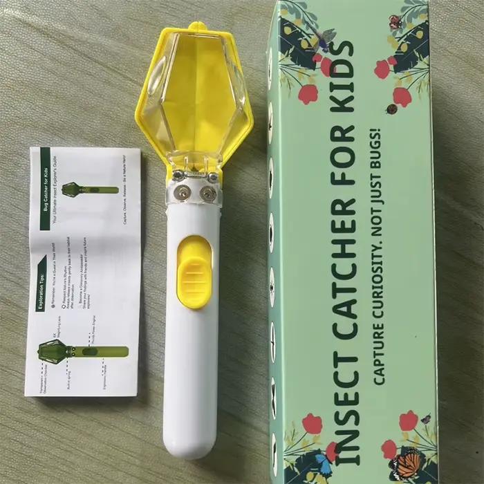 Attrape-insectes et loupe pour enfants, outil d'exploration des insectes en plein air avec loupe, ki