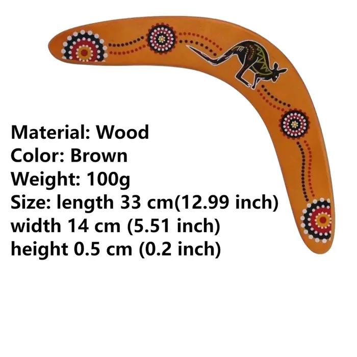 Boomerang en bois sport retour V en forme de Boomerang disque volant lancer jeu de plein air jouet p