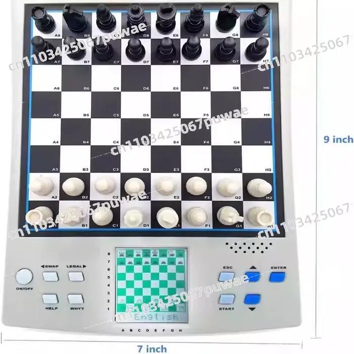 Pions d'échecs magnétiques, programme d'auto-apprentissage, échecs pour débutants, plateau électroni