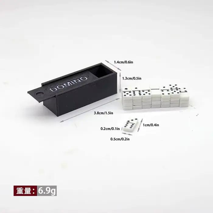 Offre Spéciale : 1 Ensemble d'Accessoires pour Maison de Poupée 1/12, Modèle Miniature de Dominos, J