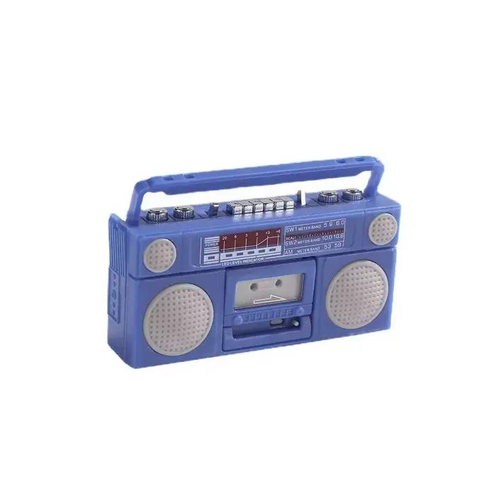 Maison de poupée Miniature, Radio/Mini enregistreur à bande, échelle 1/12, modèle de maison de poupé