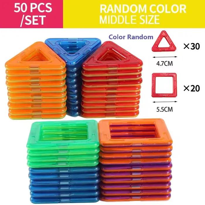 Blocs de construction magnétiques pour jouets pour enfants, apprentissage des coupleurs, cadeaux d'a