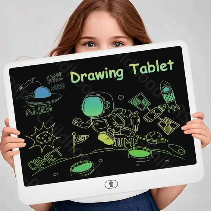 Tablette à dessin LCD 11/13/16 pouces, tableau d'écriture pour enfants, peinture Doodle, tampons d'é