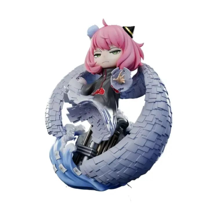 Figurine d'action Ania Cosplay Konan, modèle de collection crossover Spy x Family × Naruto de 18 cm,