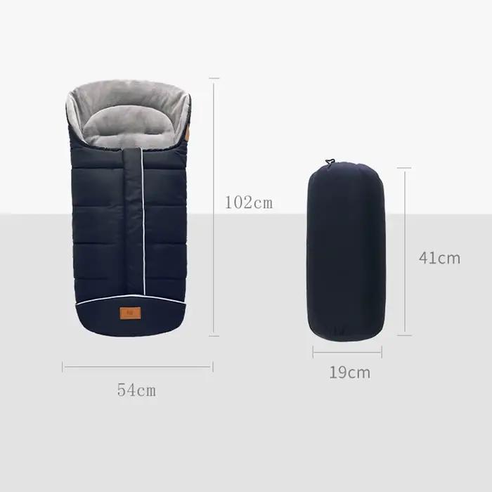 Enveloppe de nouveau-né pour poussette d'hiver, sacs de couchage pour bébé, repose-pieds pour enfant