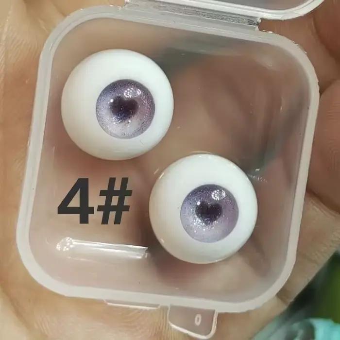 1 paire d'yeux de poupée en résine 10/12/14/16/18mm, accessoires de poupée, maquillage des yeux pour