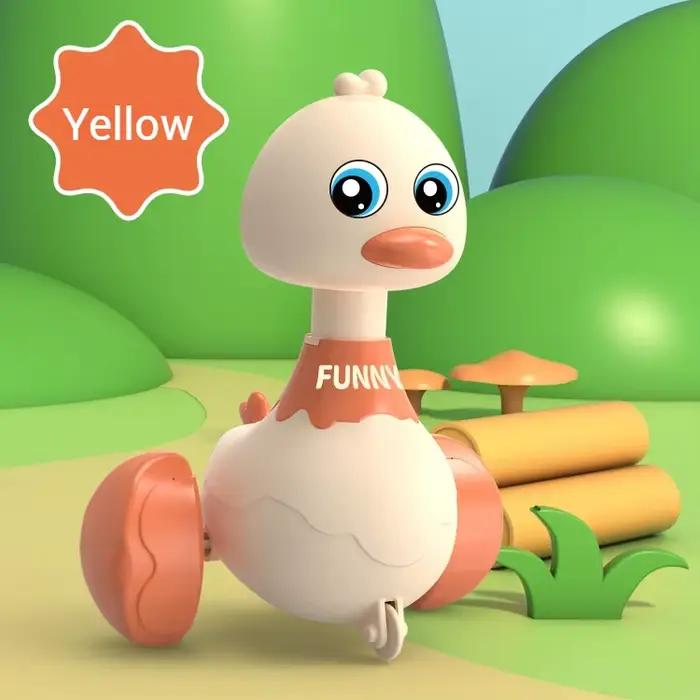 Jouet pour bébé, canard pivotant de dessin animé, véhicules à pression, glisse à inertie animale, vo