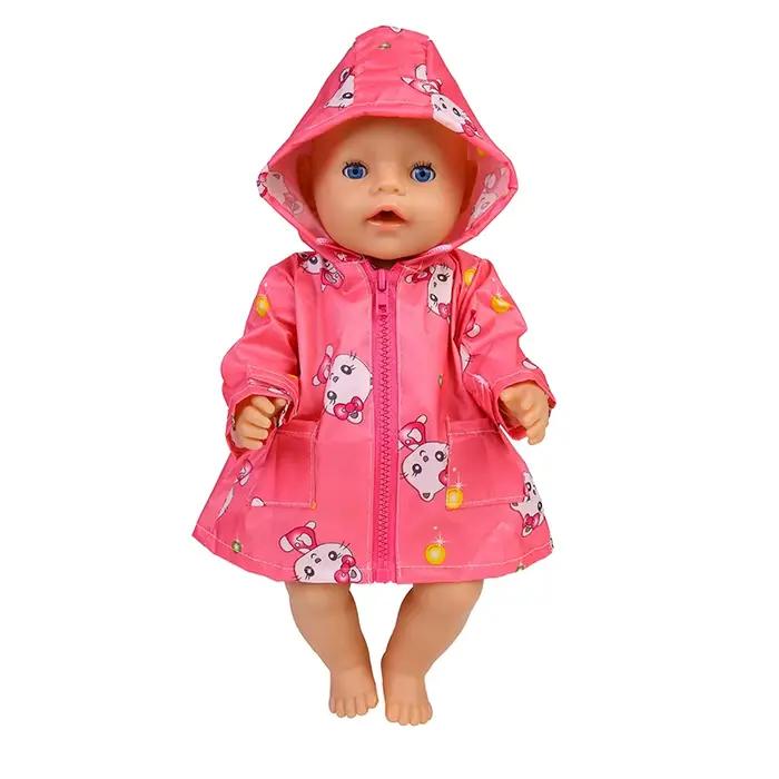 Vêtements de poupées 43cm, tenues pour bébé né, imperméable humanoïde 17 pouces, accessoires de poup