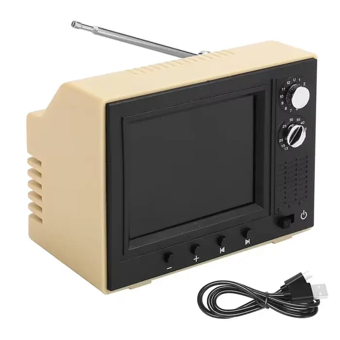 Modèle de télévision miniature jouable 1:12 |   Mini TV de jeu vidéo pour la décoration du salon et 