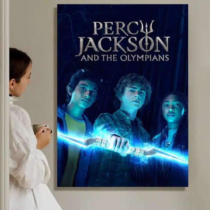 P-Percy J-JacksonS O-Olympians affiche HD dessin animé mur Art auto-adhésif amovible affiche pour la