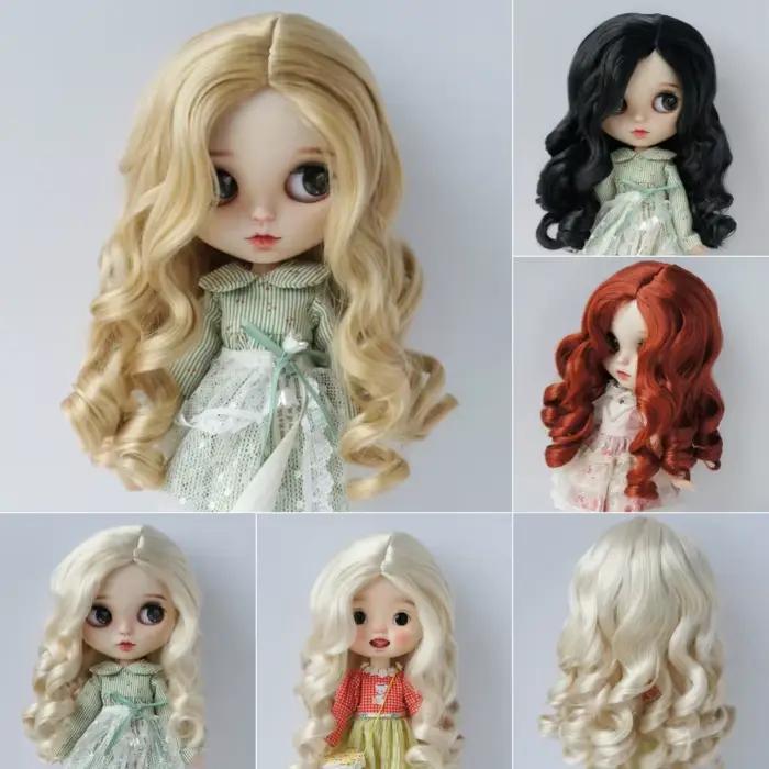 Jusuns-Perruques Beurre Synthétiques Bouclées en Mohair, Accessoires Sirène, JDirt 1/6 1/4 1/3 YOSD 
