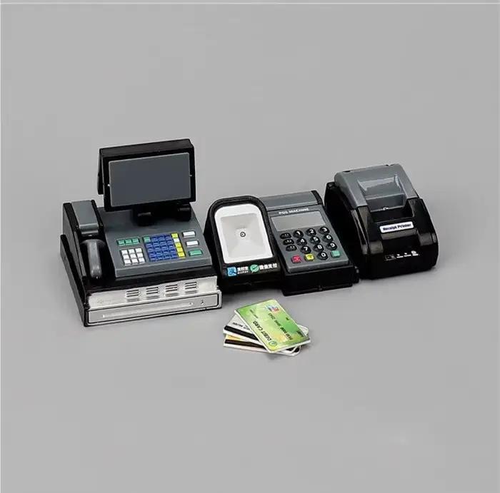Ensemble de modèles de simulation de caisse enregistreuse pour mini-supermarché et magasin de proxim
